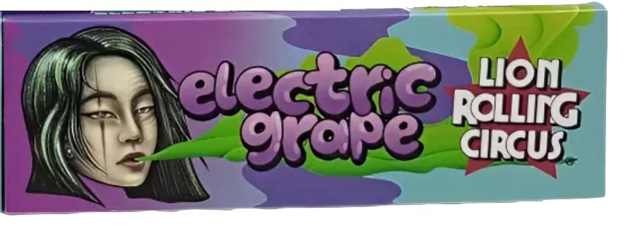 PAPEL SABORIZADO ELECTRIC GRAPE 1.1/4
