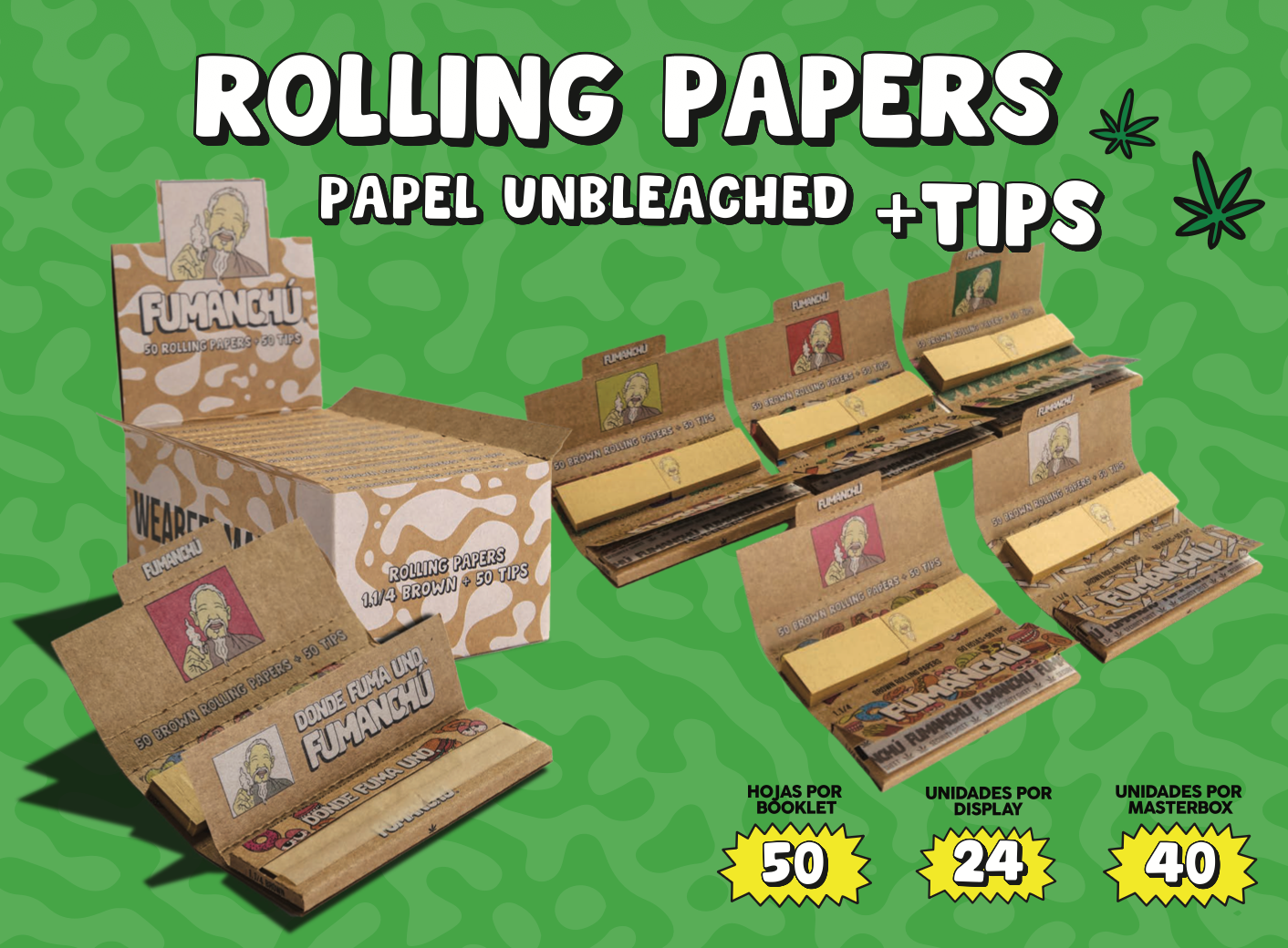 FUMANCHU 1 1/4 + TIPS