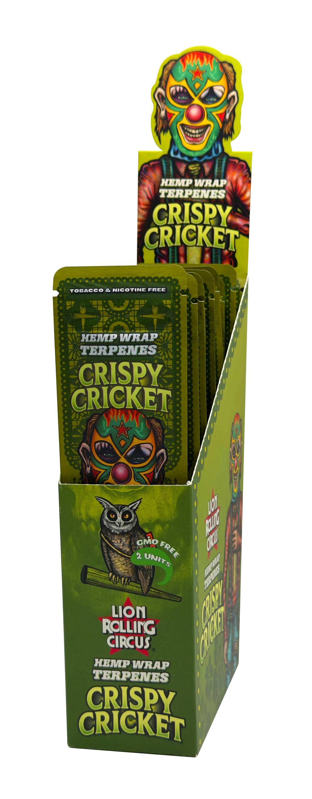 LRC HEMP WRAP CRISPY CRICKET TERPENO EDICION EXCLUSIVA MEXICO