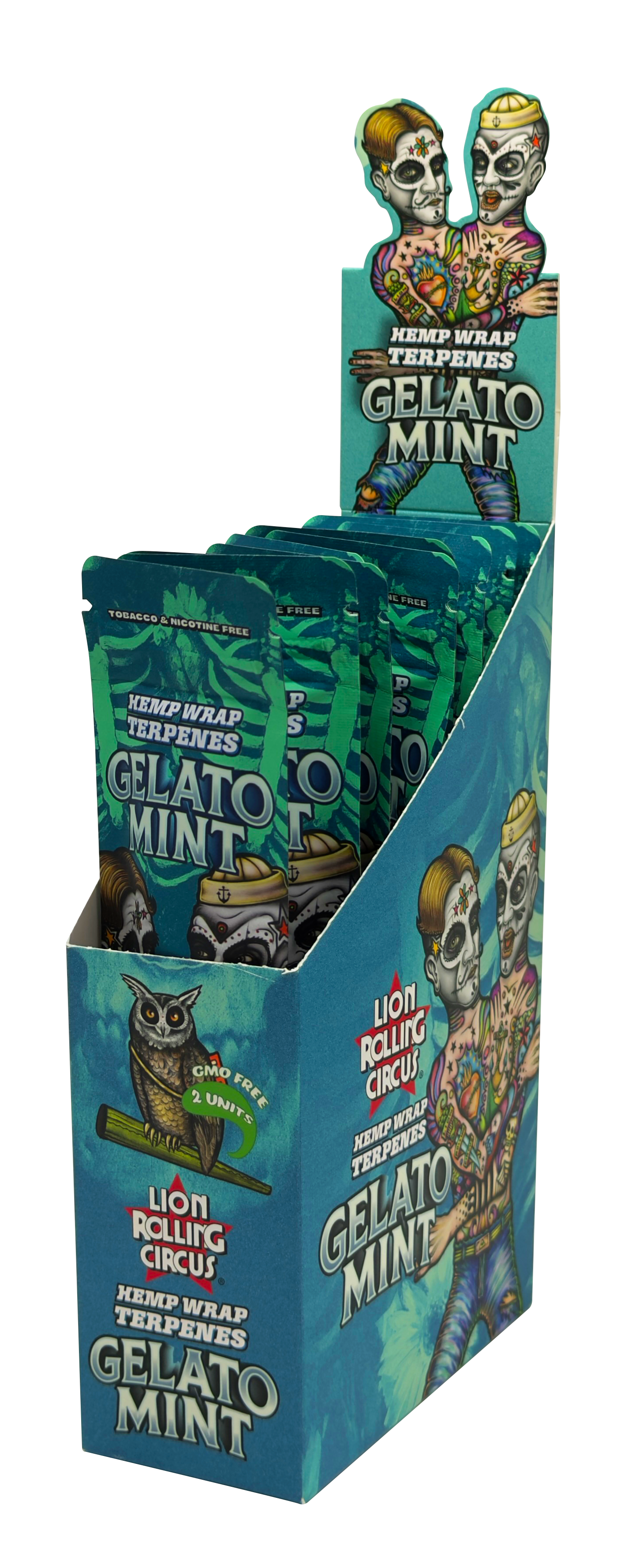LRC HEMP WRAP GELATO MINT TERPENO EDICION EXCLUSIVA MEXICO